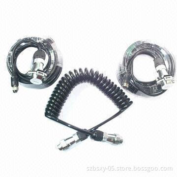 High-quality 5-pin trailer cable, supports 1CH, used for car rearview systems